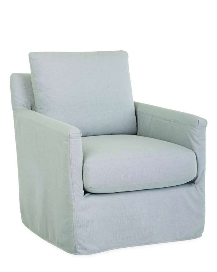 Picture of US135-01SW SEASIDE OUTDOOR SLIPCOVERED SWIVEL CHAIR