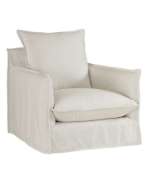 Picture of US202-01SW BAHA OUTDOOR SLIPCOVERED SWIVEL CHAIR