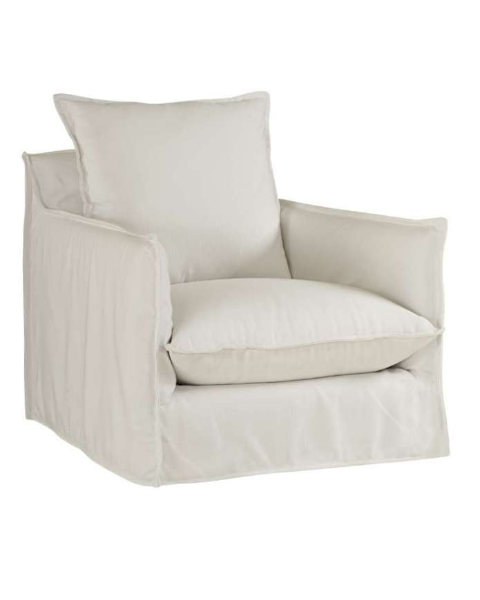 Picture of US202-01SW BAHA OUTDOOR SLIPCOVERED SWIVEL CHAIR