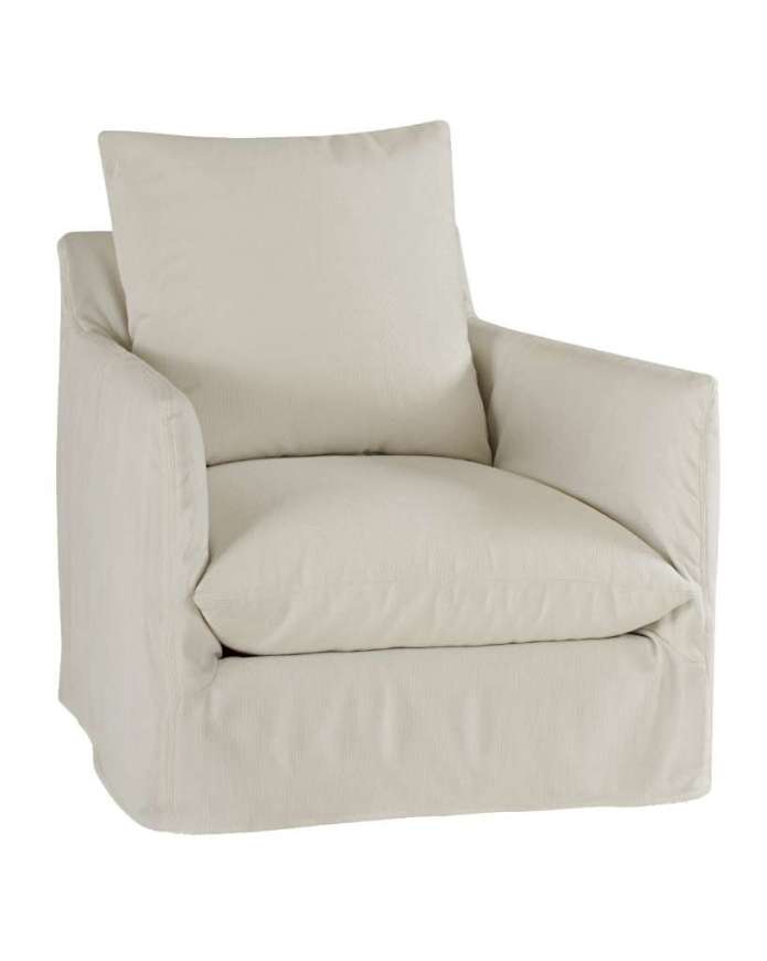 Picture of US218-01SW BEACON OUTDOOR SLIPCOVERED SWIVEL CHAIR