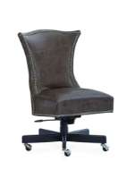 Picture of L1927-01DC LEATHER DESK CHAIR