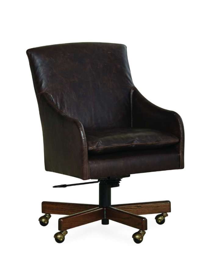 Picture of L5401-01DC LEATHER DESK CHAIR