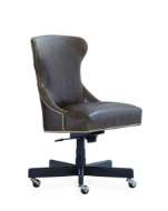 Picture of L5663-01DC LEATHER DESK CHAIR