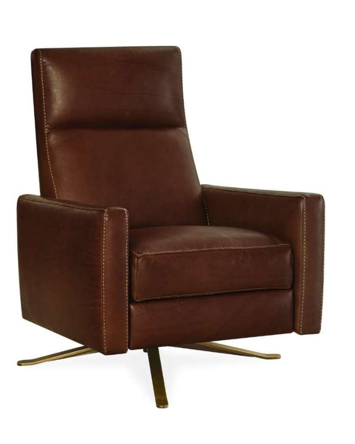 Picture of L1729-01RS LEATHER SWIVEL RELAXOR