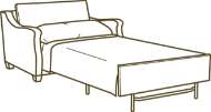 Picture of L3713-58 TWIN XL SLEEPER CHAIR & 1/2