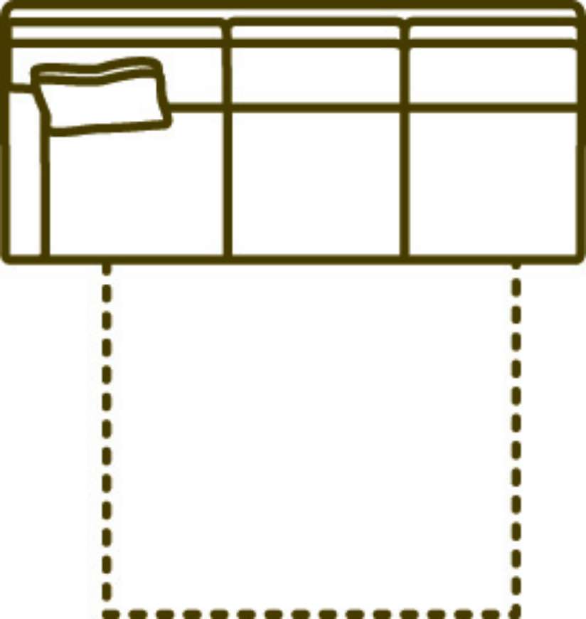 Picture of 5632-29LF ONE ARM QUEEN SLEEPER