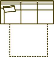 Picture of 5632-29LF ONE ARM QUEEN SLEEPER