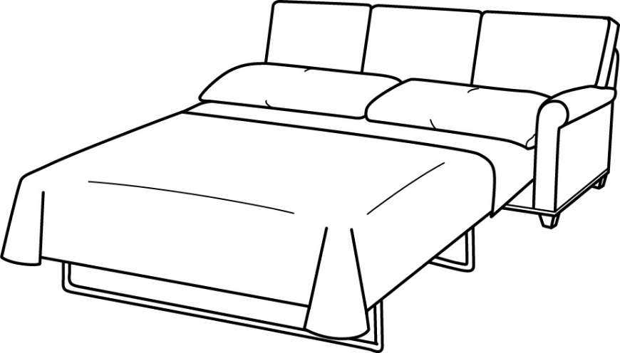 Picture of 5710-29RF ONE ARM QUEEN SLEEPER