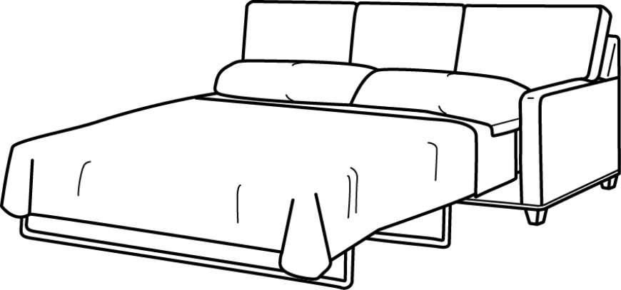 Picture of 5720-29RF ONE ARM QUEEN SLEEPER