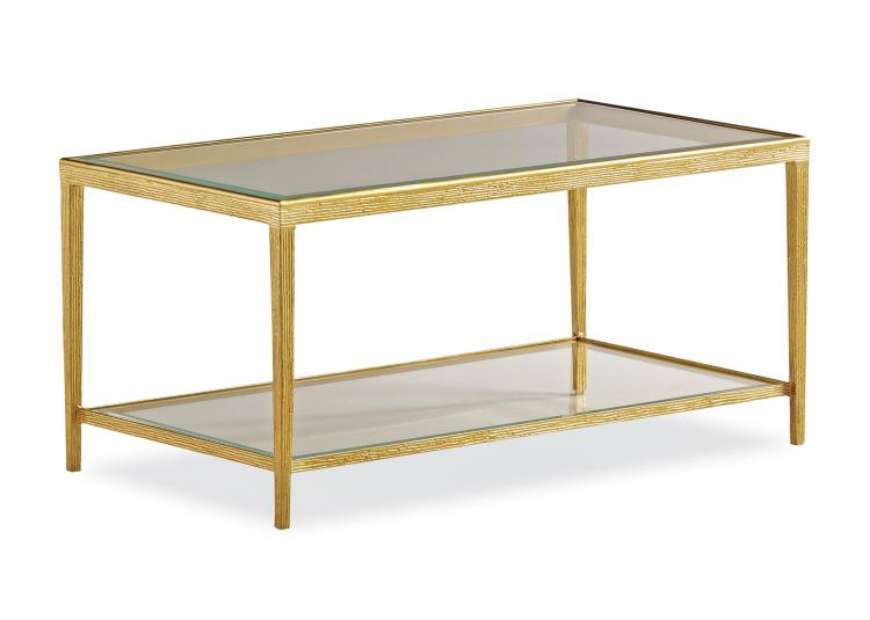 Picture of JINX BRASS RECTANGLE COCKTAIL TABLE  