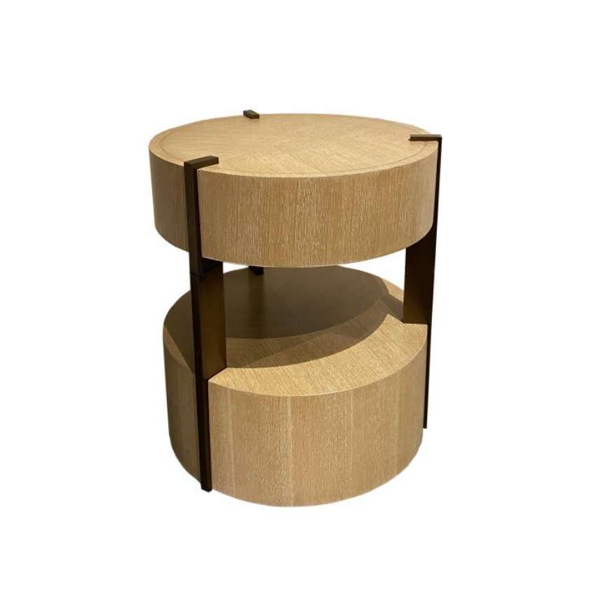 Picture of BRASS PLANK OCCASIONAL TABLE   