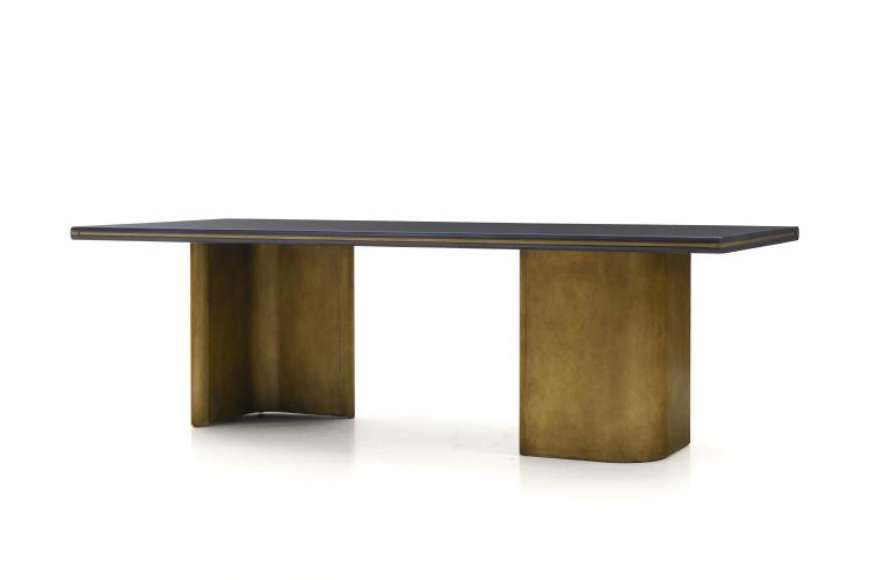 Picture of ELVIRA - STARBURST DINING TABLE BLUE 