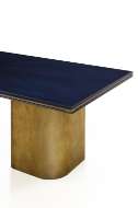 Picture of ELVIRA - STARBURST DINING TABLE BLUE 