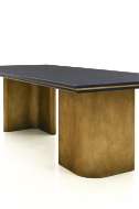 Picture of ELVIRA - STARBURST DINING TABLE BLUE 