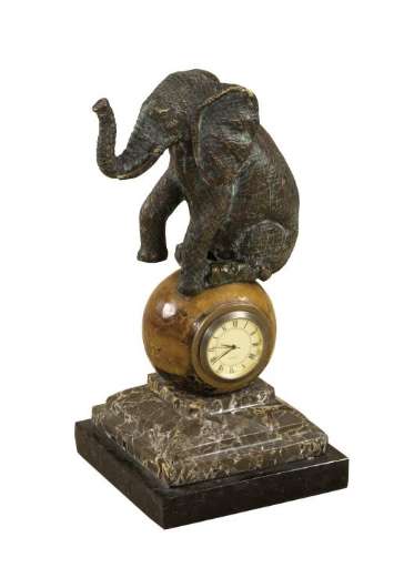 Picture of AGILE ELEPHANT CLOCK    
