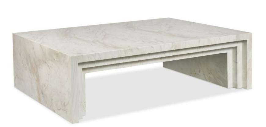 Picture of ARIES COFFEE TABLE FAUX MARBLE  