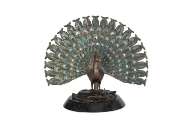Picture of PUFFED PEACOCK SCULPTURE    