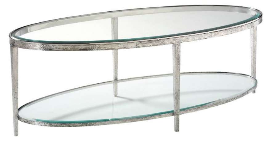 Picture of JINX NICKEL OVAL COCKTAIL TABLE  