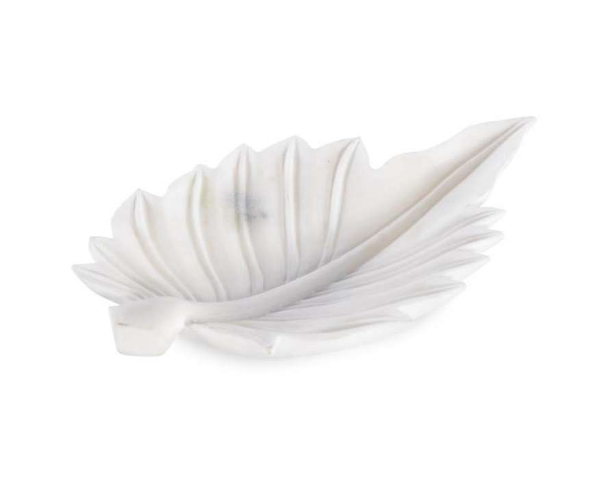 Picture of WHITE PALM DISH    