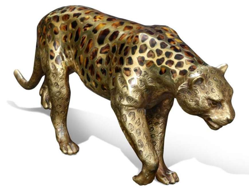 Picture of PROWLING LEOPARD SCULPTURE (SH41-062116)   