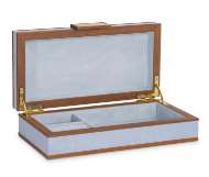 Picture of LIGHT BLUE STACKING BOXES   