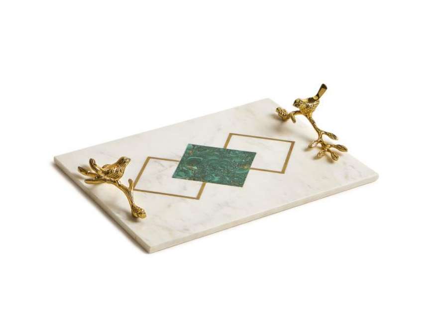 Picture of MALACHITE SPARROW TRAY    