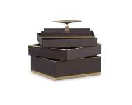 Picture of BROWN JEWELRY COMPARTMENT BOX   