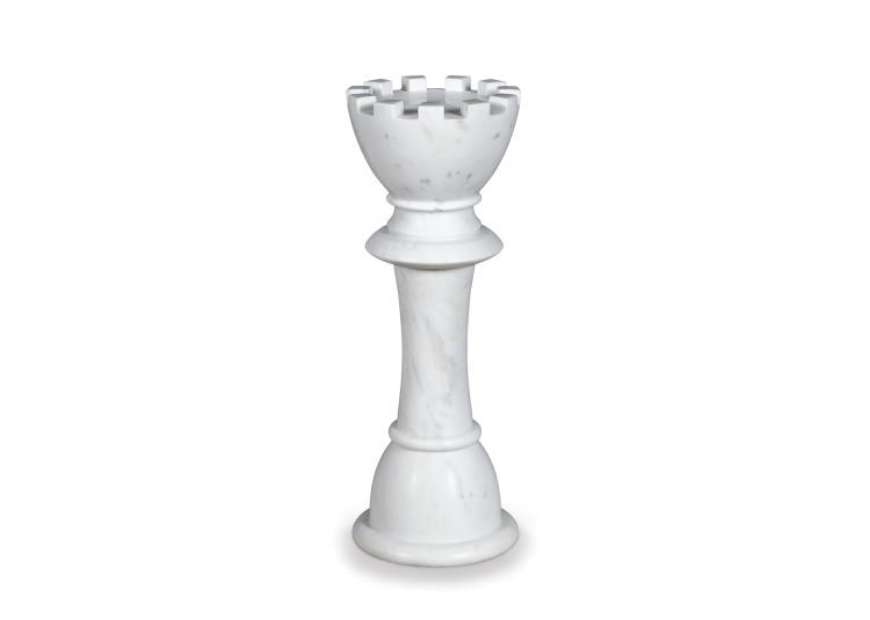 Picture of WHITE CHESS TABLE KING   