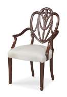 Picture of HEART ARM CHAIR PEARL   