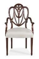Picture of HEART ARM CHAIR PEARL   
