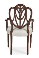 Picture of HEART ARM CHAIR PEARL   