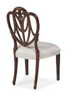Picture of HEART SIDE CHAIR PEARL   