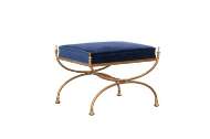 Picture of ROYAL BLUE COURTLY BENCH   