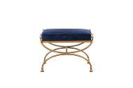 Picture of ROYAL BLUE COURTLY BENCH   