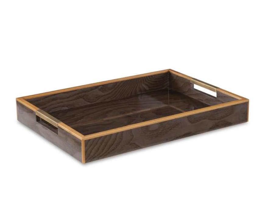 Picture of GREY BURL TRAY    