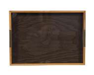 Picture of GREY BURL TRAY    