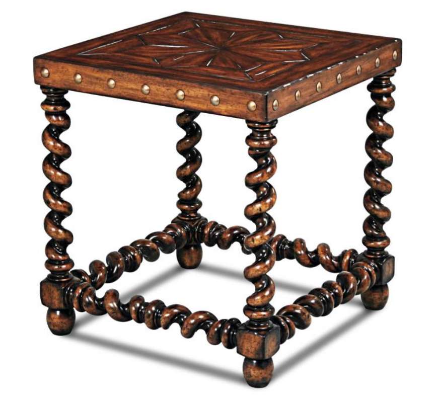 Picture of SERPENTINE SIDE TABLE (SH06-062509)   