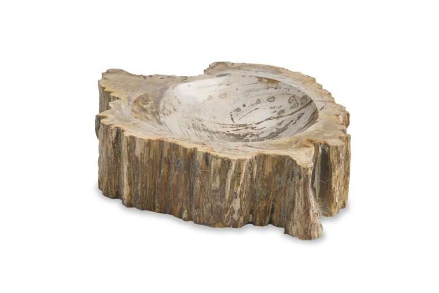 Picture of BROWN PETRIFIED BOWL    