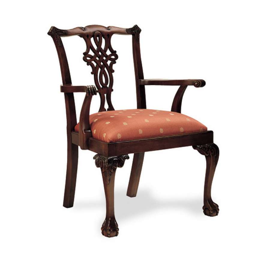 Picture of CHIPPENDALE ARM CHAIR