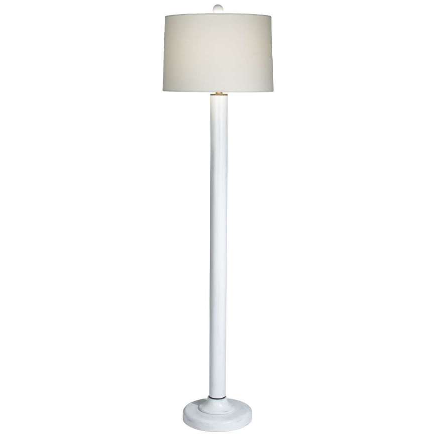Picture of DORSET ● DISTRESSED WHITE FLOOR LAMP