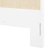 Picture of VICTORIA TWIN HEADBOARD WITH RYDER BED FRAME, NATURAL TWILL, VANILLA