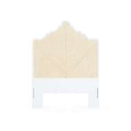 Picture of VICTORIA TWIN HEADBOARD WITH RYDER BED FRAME, NATURAL TWILL, VANILLA