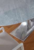 Picture of STOCKHOLM SMALL OVAL TABLE BASE, POLISHED NICKEL