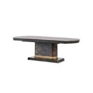Picture of HARRIET DINING TABLE, ARABICA BURL