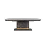 Picture of HARRIET DINING TABLE, ARABICA BURL