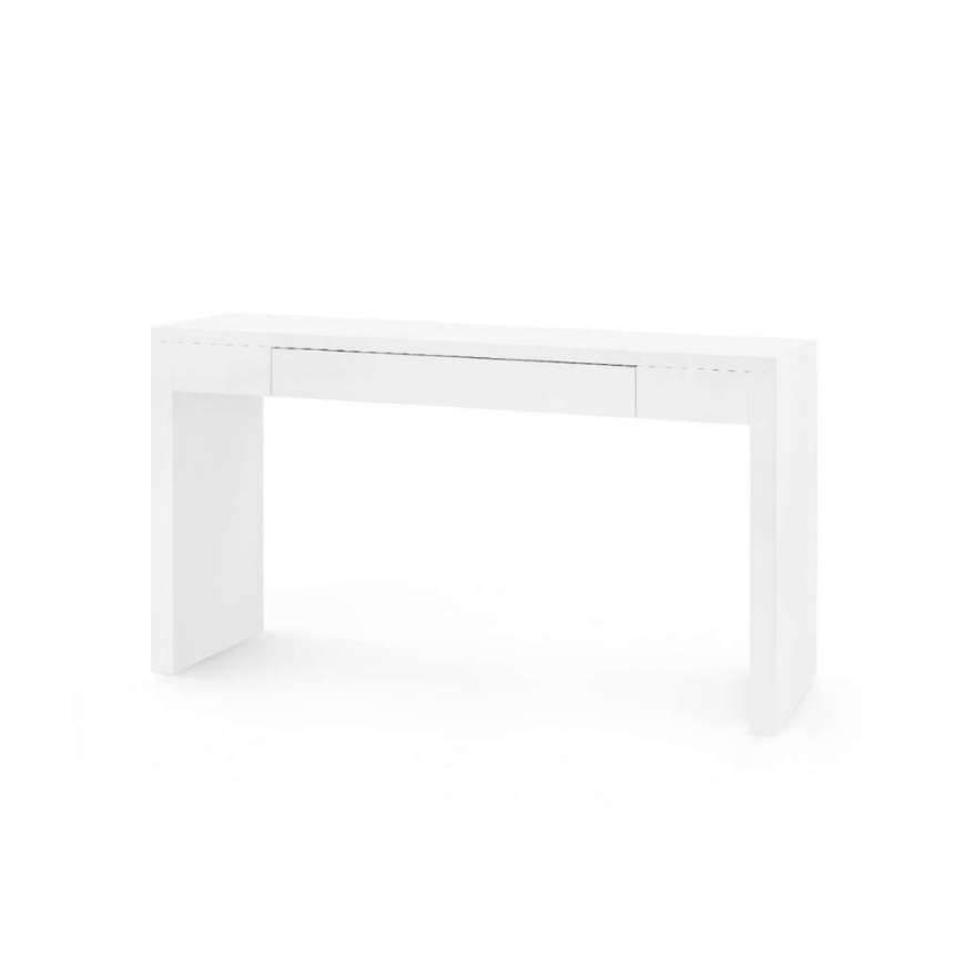 Picture of MORGAN LARGE CONSOLE TABLE, CHIFFON WHITE