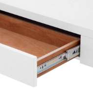 Picture of MORGAN LARGE GRASSCLOTH CONSOLE TABLE, CHIFFON WHITE