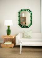 Picture of ALIA LAMP WITHOUT SHADE, DARK GREEN