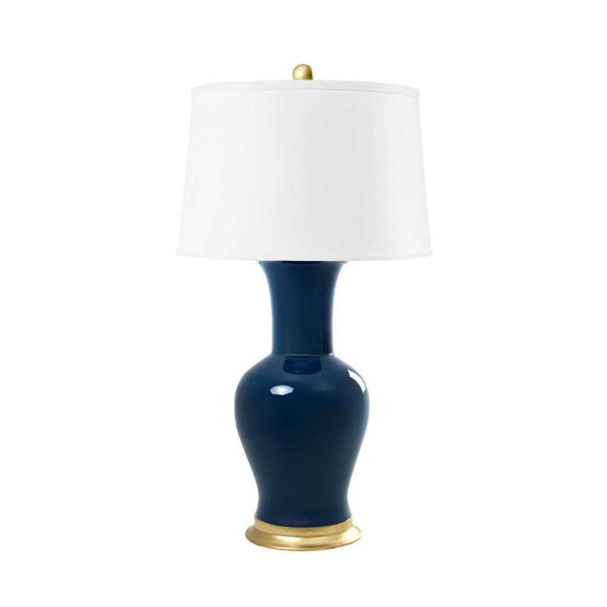 Picture of ACACIA LAMP WITHOUT SHADE, NAVY BLUE