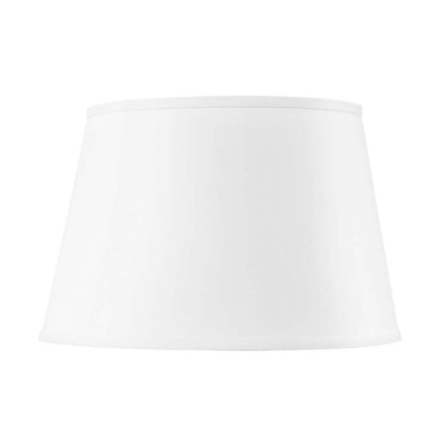 Picture of SHADE 16-INCH WHITE LINEN, WITH GOLD, WHITE